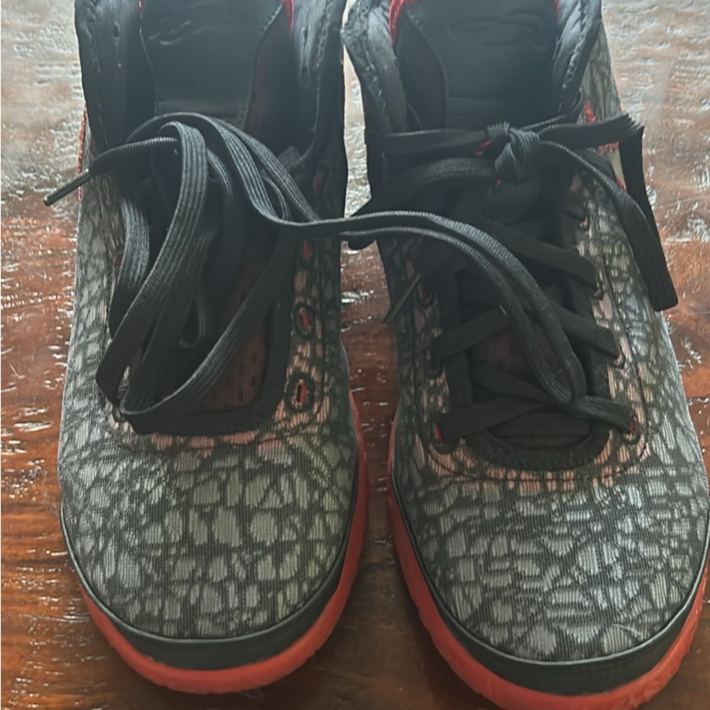Stylish Black and Red Sneakers